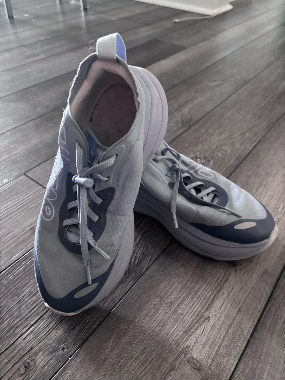Light Blue Women's Athletic Sneakers with Supportive Cushioning